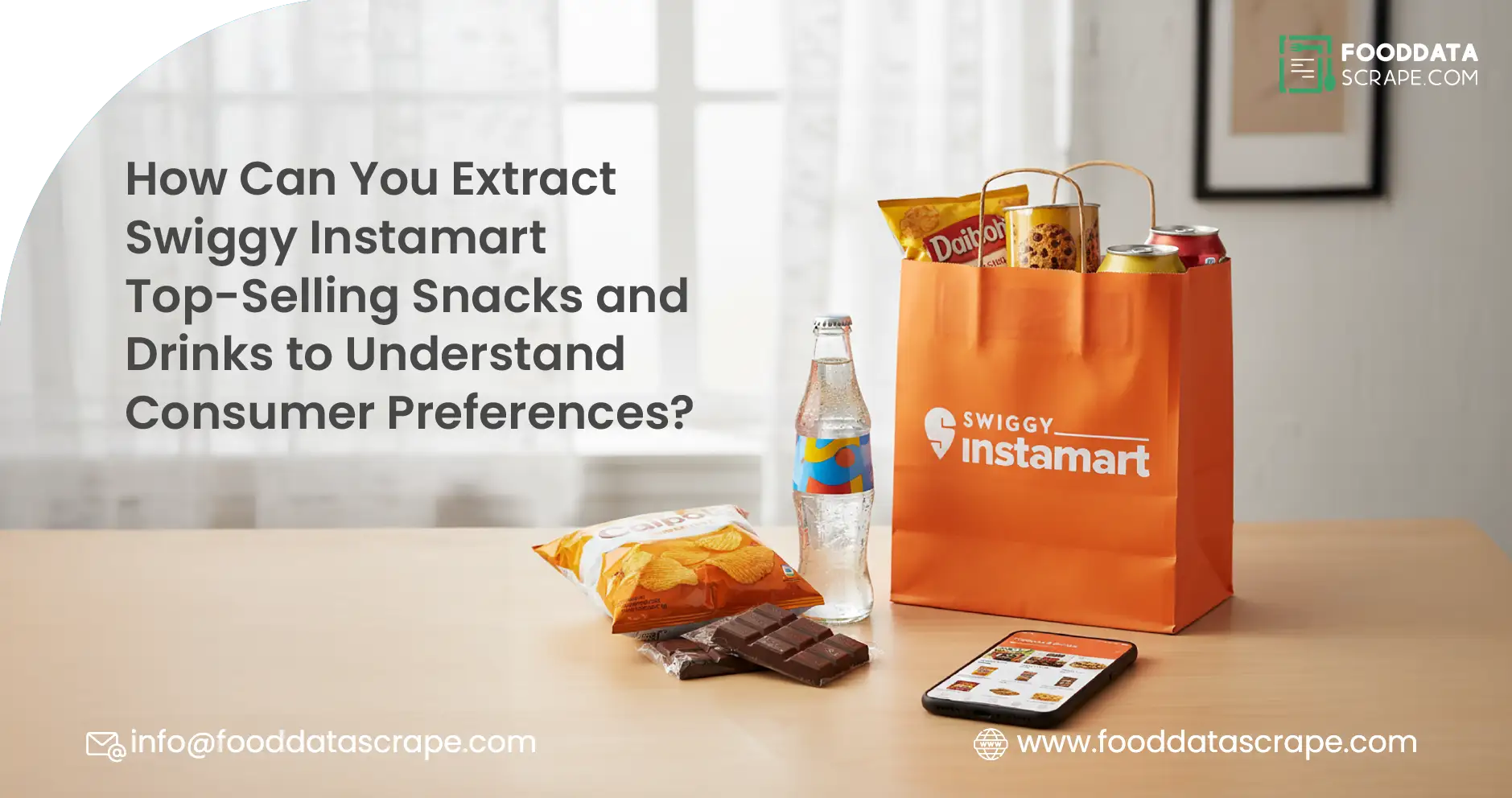Swiggy Instamart Top-Selling Snacks and Drinks